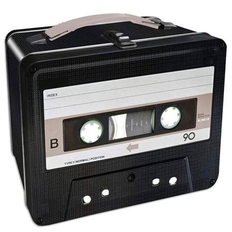 metal lunch box cassette|Cassette Tape Lunch Box – Lunchbox.com.